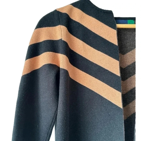 Ava Black & Tan Cardigan - Picture 1 of 9